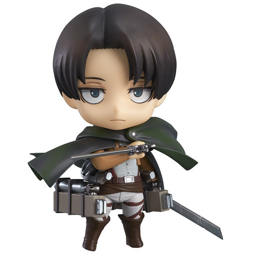 Attack on Titan Levi Nendoroid Figure - Pre-Owned Collectible by GoodSmile - Perfect for Anime Fans & Display Collections