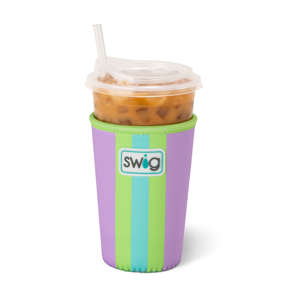 UV-Resistant Medium Iced Cup Coolie Sleeve - Insulated Beverage Holder for Coffee, Tea & Cold Drinks - Perfect for Beach, Picnics & Outdoor Activities
