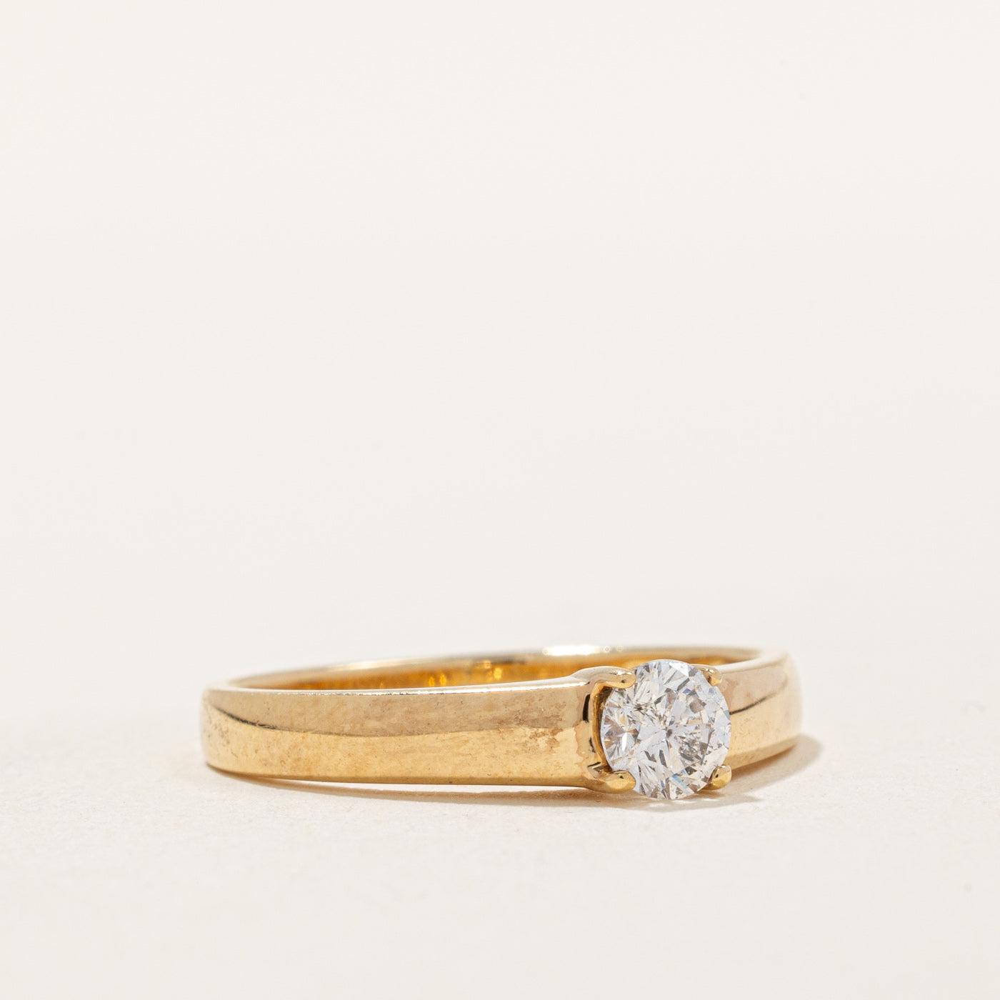 0.31ct Diamond Solitaire Ring for Women - Size 6 | Classic Engagement & Wedding Band | Perfect for Proposals, Anniversaries, and Special Occasions