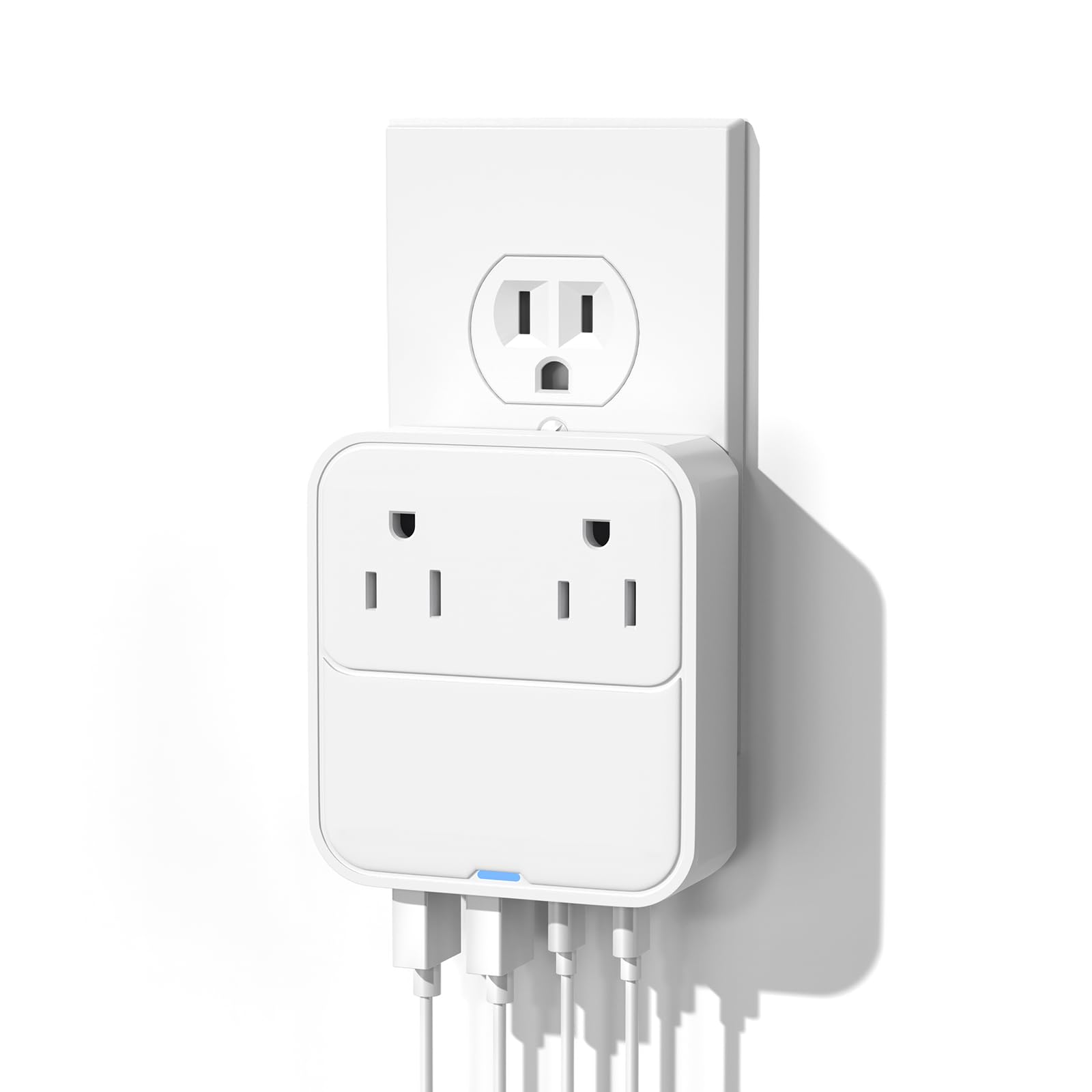 VPSUN 20W USB C Fast Charger Block with 2 Outlet Ports - Dual USB Wall Charger Plug for iPhone 15/14/13, Samsung Galaxy, iPad - Compact Power Adapter for Home, Travel, Office & School Use