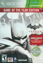Batman: Arkham City Game of the Year Edition - Platinum Hits (Complete in Box) for Xbox 360 | Action-Adventure Game for Superhero Fans | Perfect for Gaming Nights & Collectors