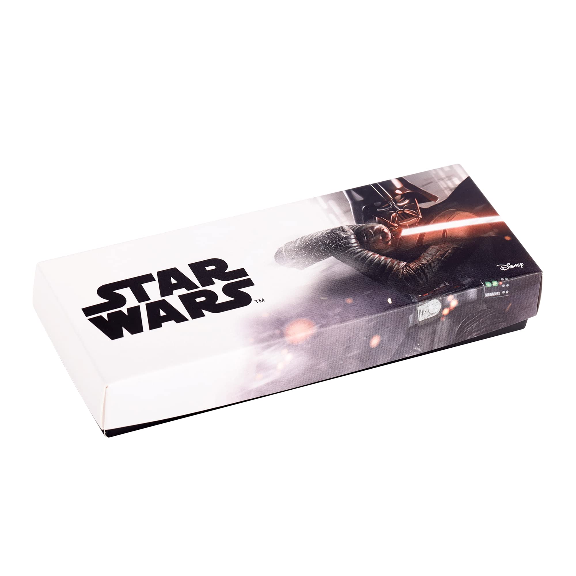 STAR WARS Analog Quartz Watch for Men - Black Strap for Diving & Casual Wear
