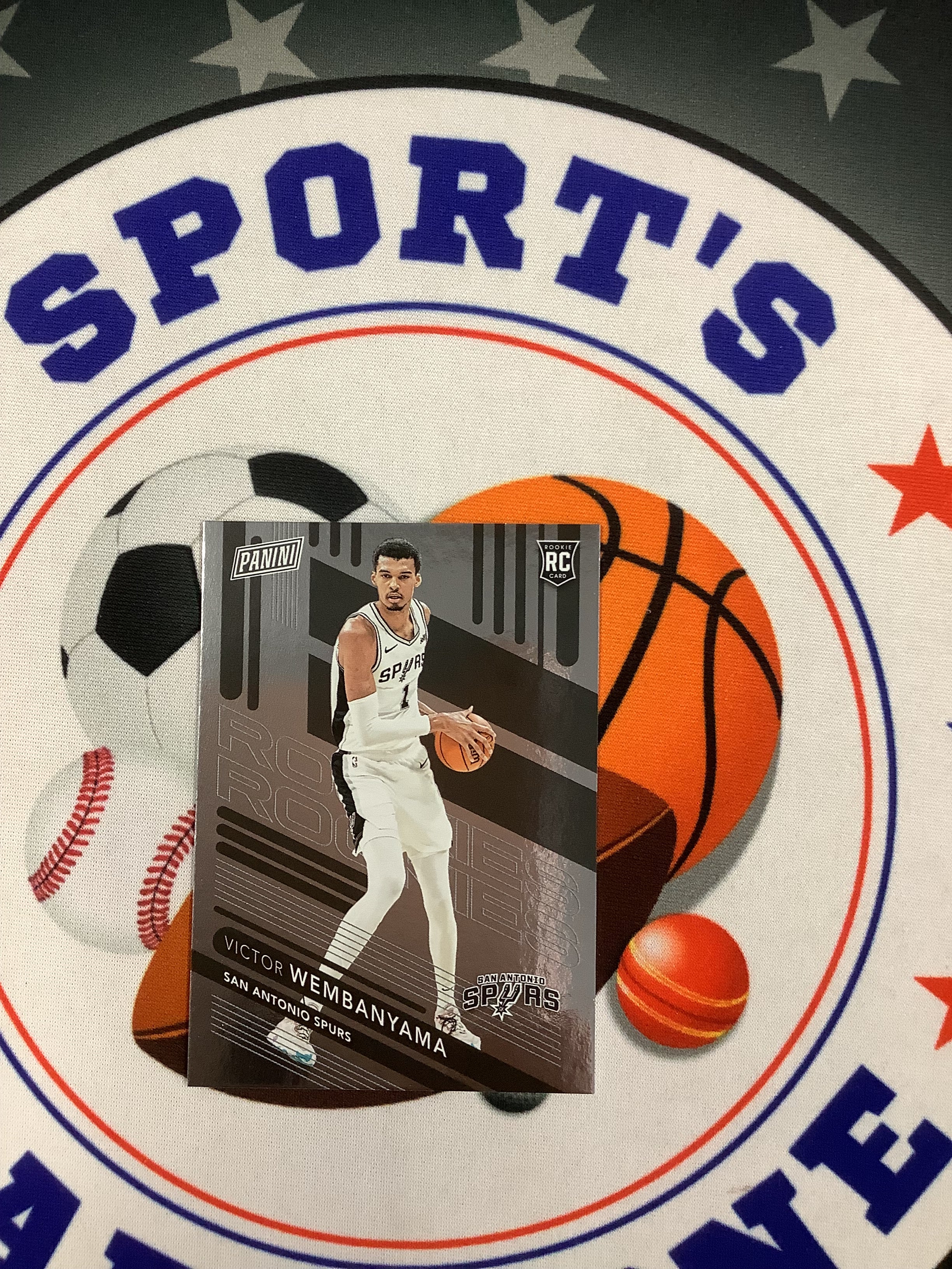 2024 Panini National Silver Rookie Card Victor Wembanyama - Collectible Basketball Trading Card for NBA Fans & Memorabilia Enthusiasts