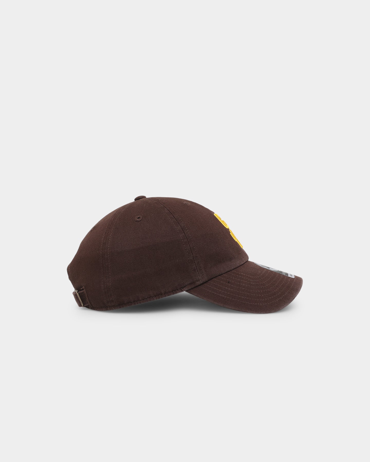 47 Brand San Diego Padres Clean Up Adjustable Strapback Hat - Brown Baseball Cap for Men & Women - Perfect for Games, Outdoor Activities & Casual Wear