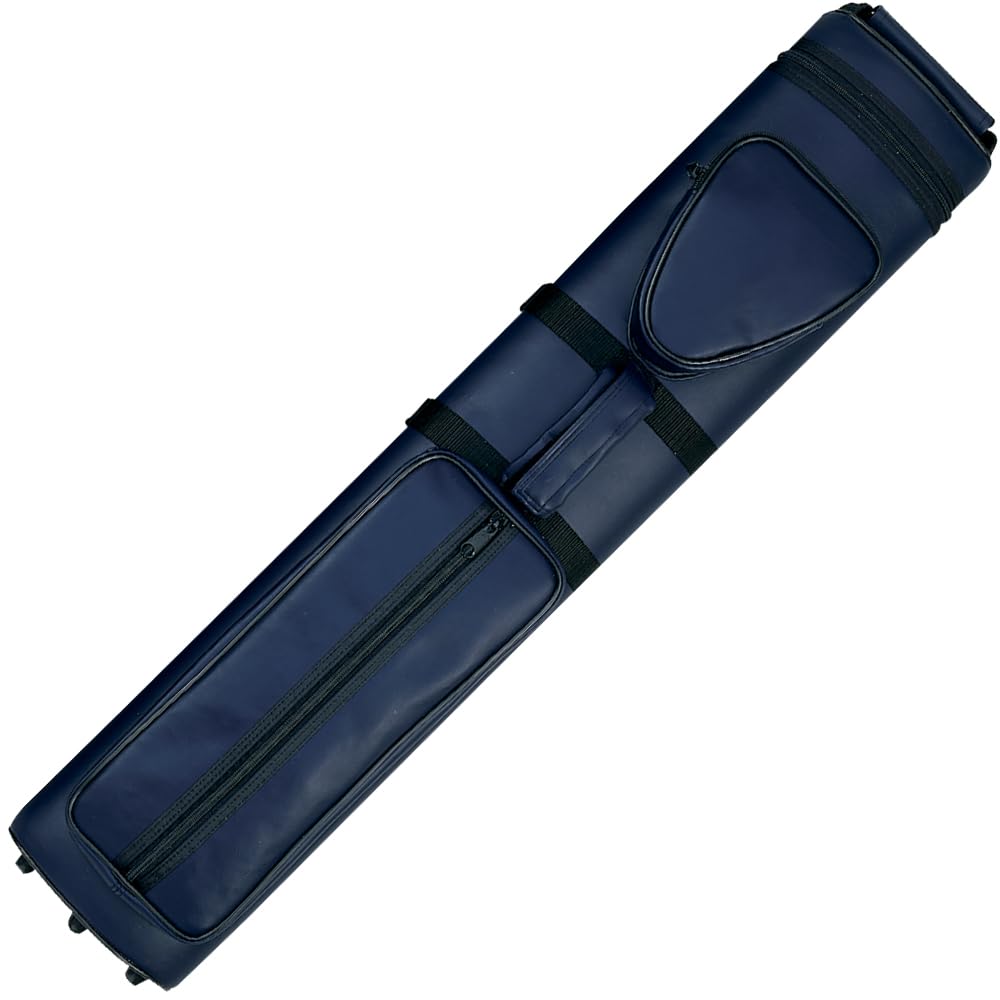 Professional Hard Pool Cue Case for Action 3/5 Cues - Durable Blue Billiard Stick Holder - Perfect for Pool Halls, Tournaments & Home Game Rooms