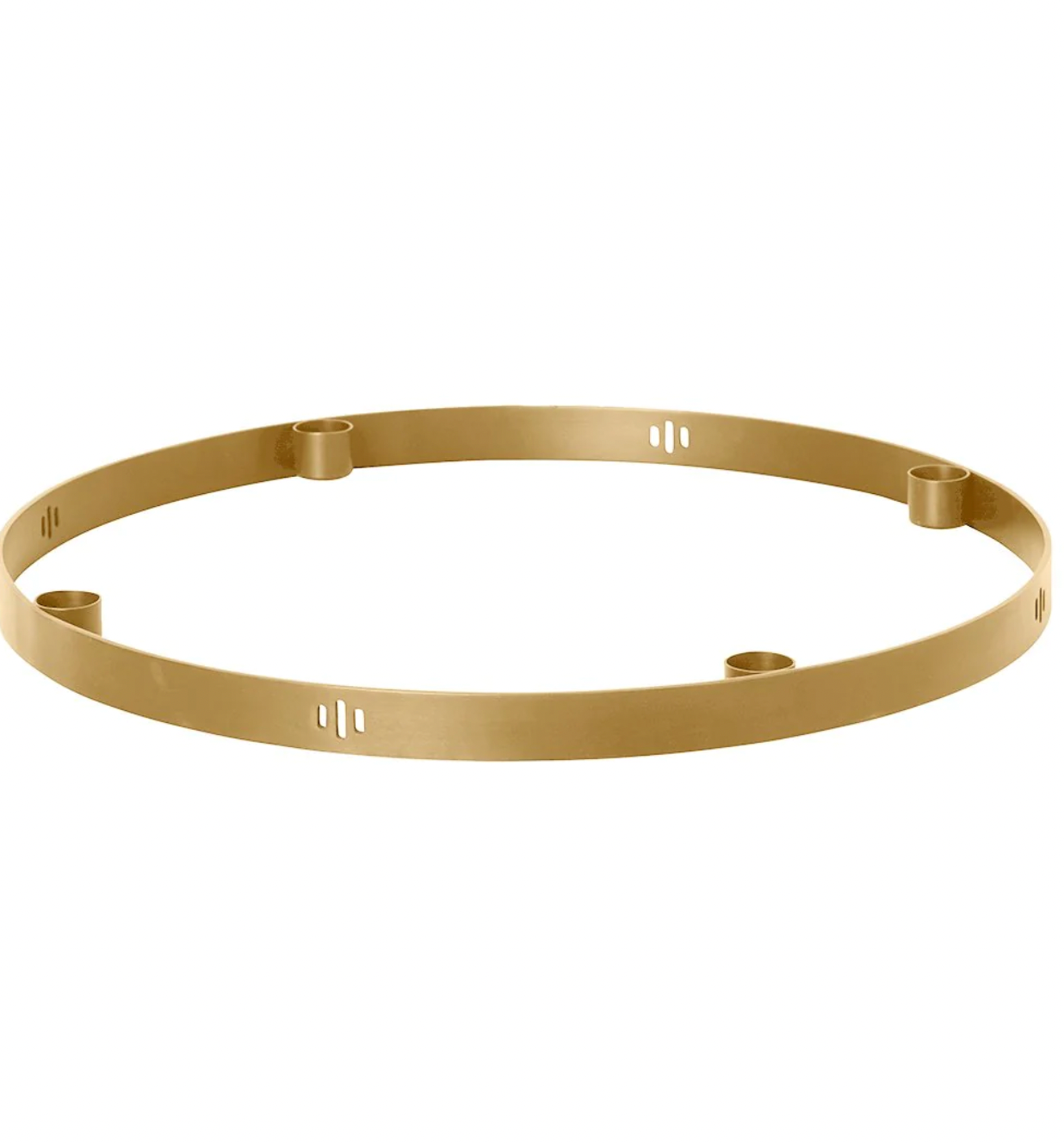 Modern Metal Circle Candle Holder for Home Decor - Elegant Table Centerpiece for Weddings, Parties & Romantic Dinners