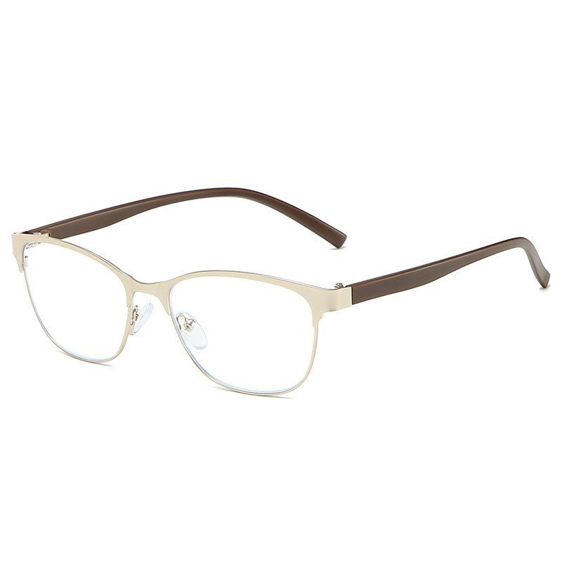Stylish Full Frame Anti Blue Light Reading Glasses for Women & Men - Reduce Eye Strain for Computer Work, Gaming & Reading