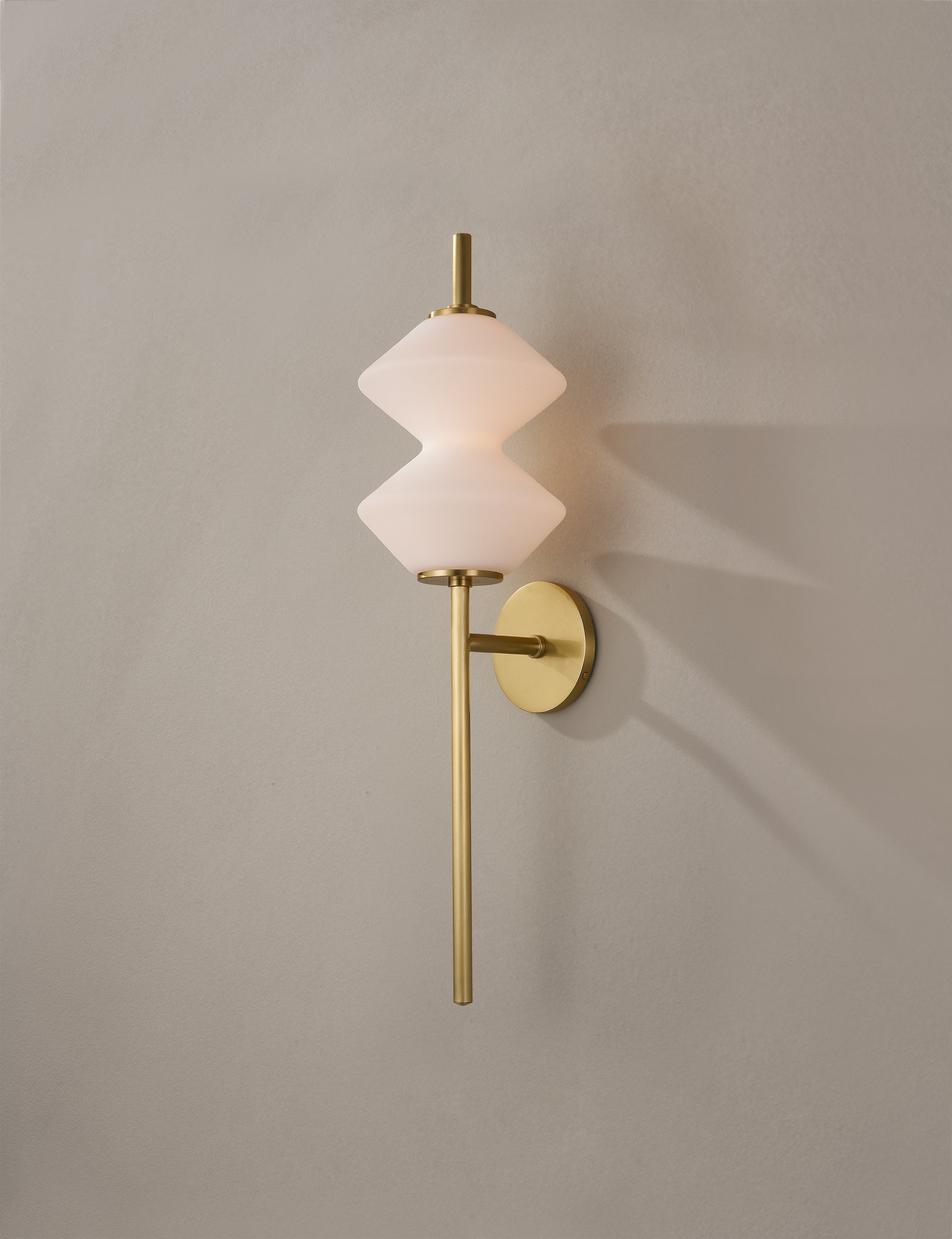 Ayrton Sconce Wall Light - Modern LED Wall Sconce for Bedroom, Living Room & Hallway - Dimmable Indoor Lighting Fixture
