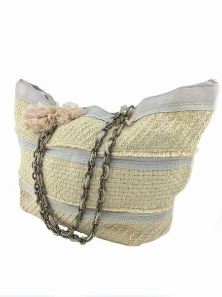 Lanvin Woven Jute Large Beach Tote Bag for Women | Stylish Summer Beach Bag with Spacious Design | Perfect for Beach Vacations, Poolside Lounging & Shopping