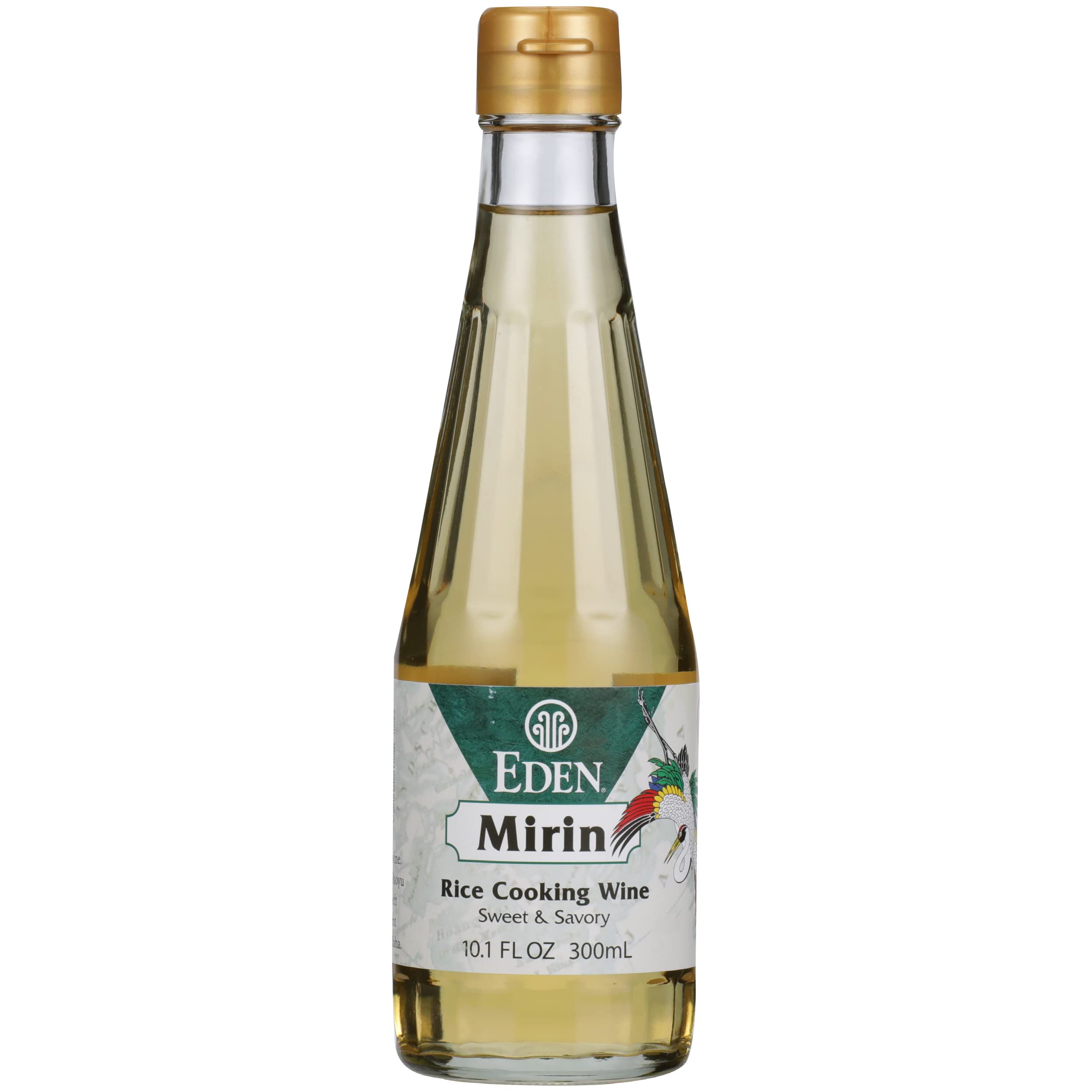 Eden Foods Mirin Rice Cooking Wine - 10.1 Fl Oz (Pack of 12) - Japanese Sweet Rice Wine for Sushi, Teriyaki & Asian Cooking