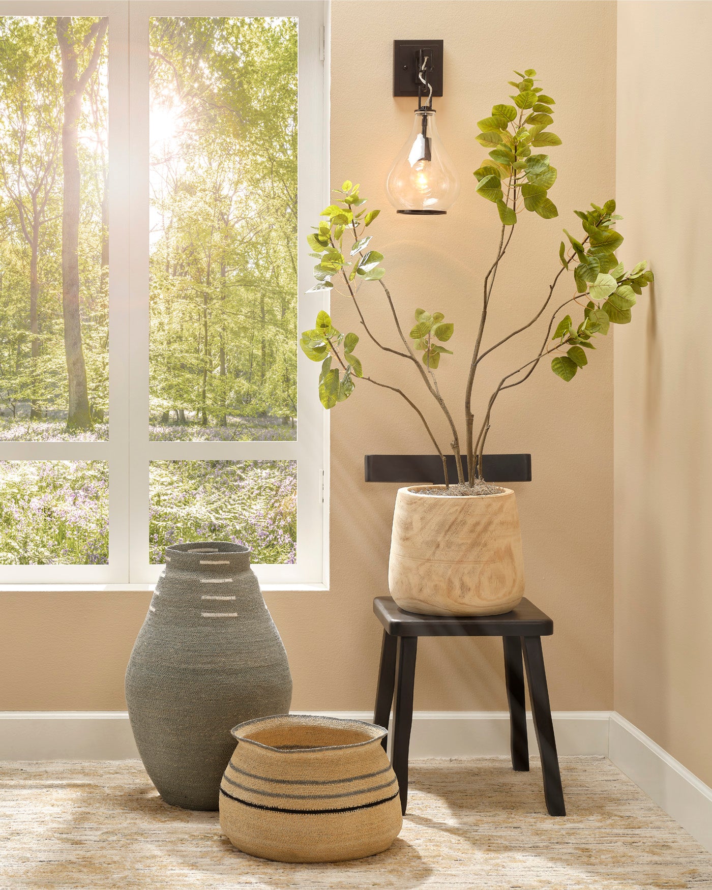 Handcrafted Brea Wooden Vase - Natural Home Decor for Flowers, Centerpiece & Boho Style - Perfect for Living Room, Wedding, Farmhouse Decor