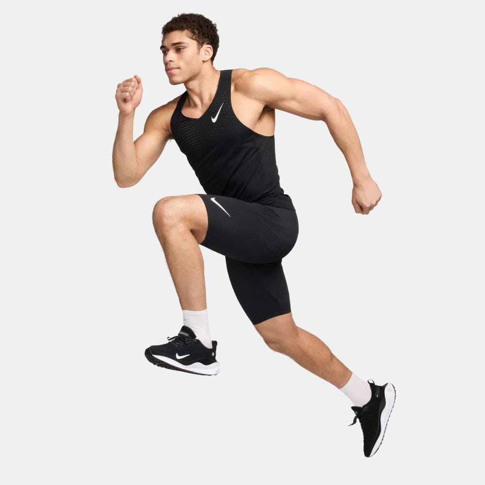Nike Men's AeroSwift Dri-FIT ADV Running 1/2 Length Tights - Moisture-Wicking Compression Leggings for Marathon Training & Gym Workouts