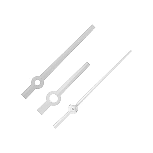 Watch Hands for 1570 Movement - Durable Alloy Watch Repair Parts for Watchmakers & DIY Enthusiasts | Perfect for Smart Watch Bands & Watch Repair Shops (Silver, Non-Luminous)