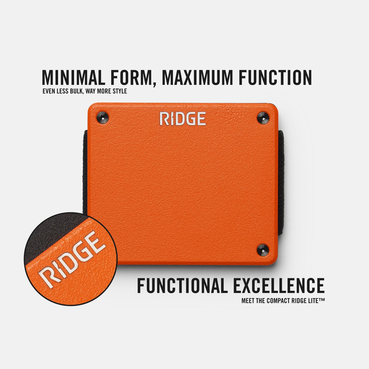 The Ridge Lite Basecamp Orange - Lightweight Durable Backpack for Hiking, Camping & Outdoor Adventures | Perfect for Travel, Day Trips & Gear Storage