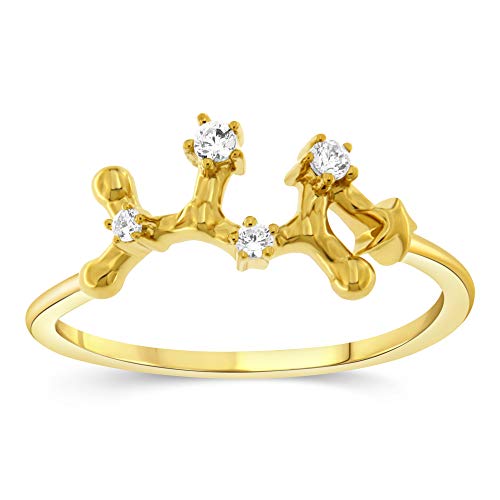 SAGITTARIUS- Yellow Gold Over Sterling Silver