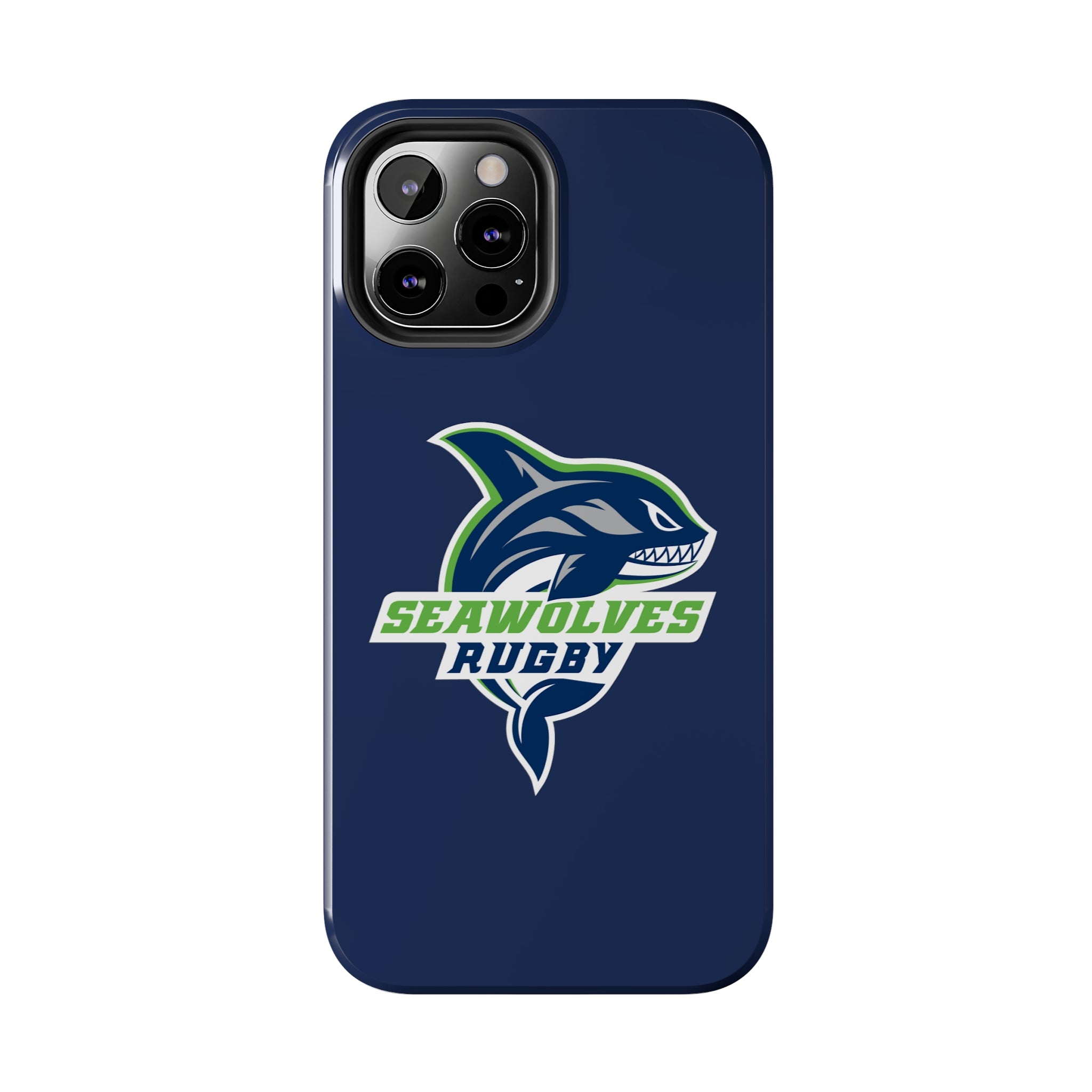 Seawolves Navy Rugged Phone Case - Shockproof & Durable Protection for iPhone & Samsung - Perfect for Outdoor Adventures, Work & Daily Use