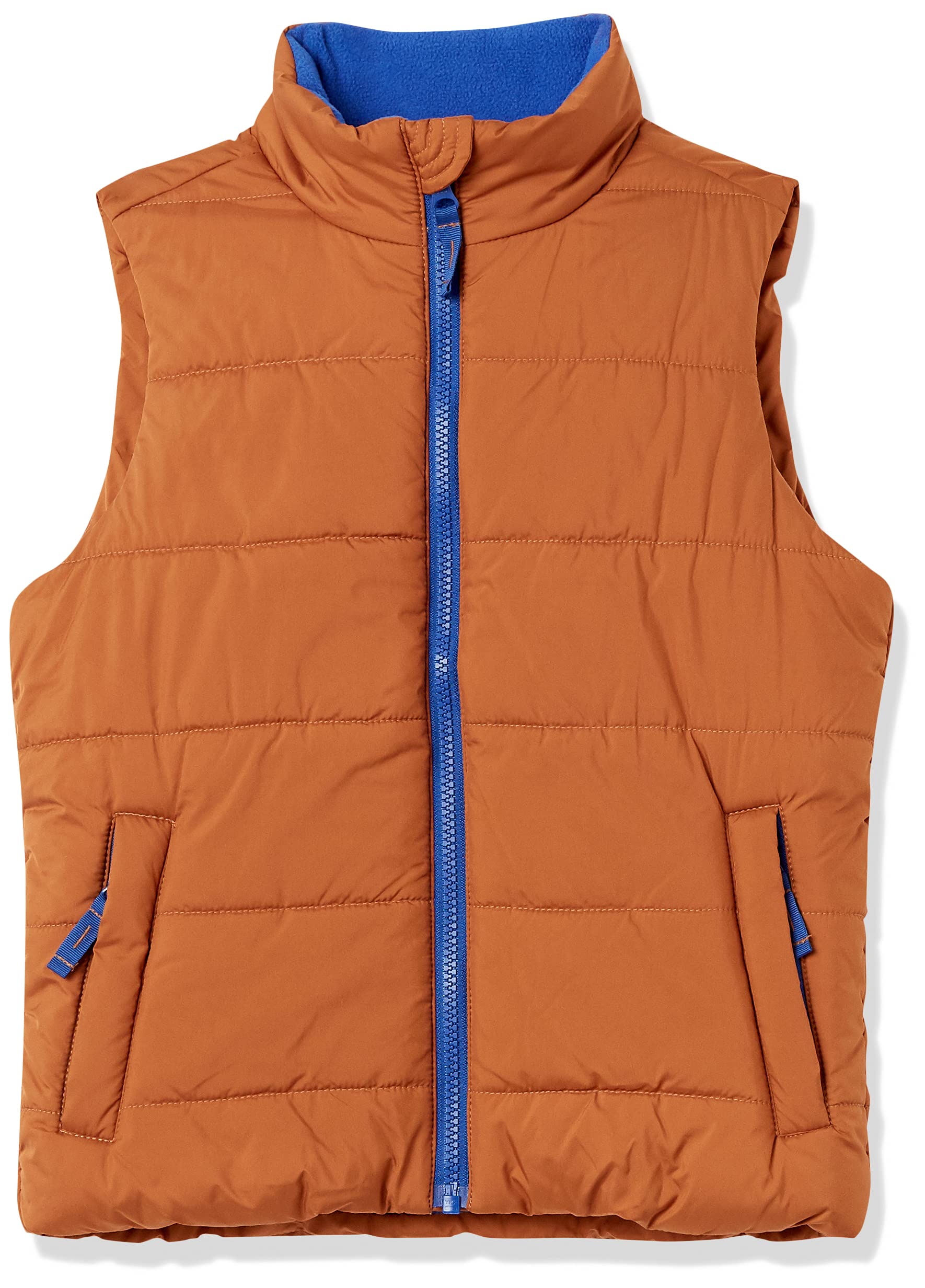 Amazon Essentials Boys & Toddlers' Heavyweight Puffer Vest - Warm Winter Jacket for Kids Outdoor Play, School & Cold Weather Activities