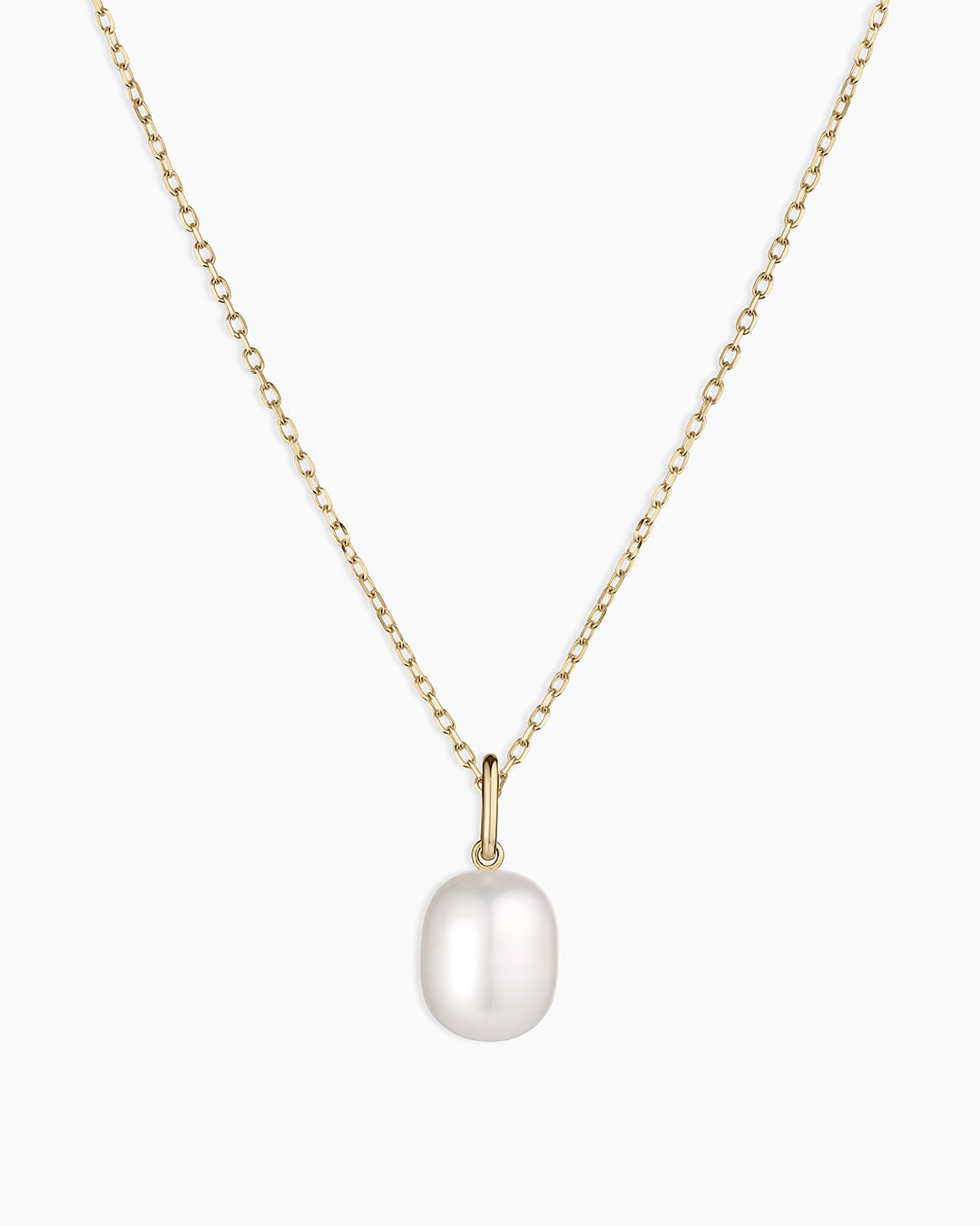14K Gold Pearl Charm Necklace - Elegant Dainty Jewelry for Women, Perfect for Weddings, Anniversaries & Special Occasions