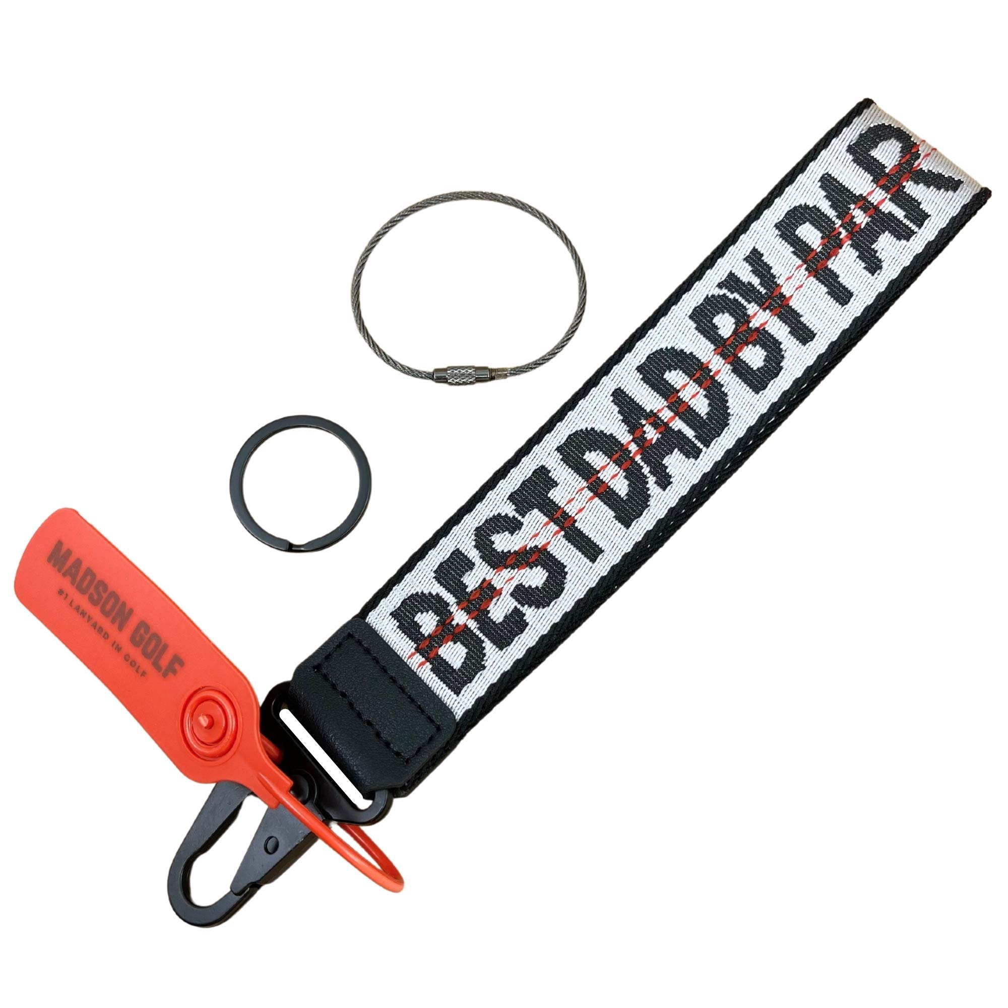 Premium Golf Key Lanyard & Luggage Tag Set - Personalized ID Tags for Golfers | Ideal Golf Accessories & Travel Gifts for Men | Perfect for Golf Tournaments, Club Members & Business Travel