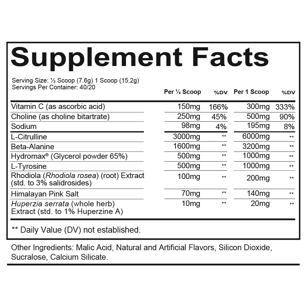 Redcon1 Total War Pump Non-Stim Pre-Workout Powder - Muscle Pump & Endurance Booster for Gym & Fitness Training
