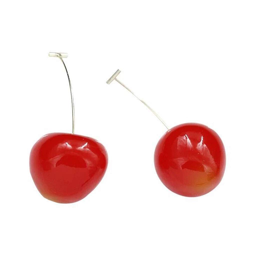 U-M PULABO 1 Pair Women's Cherry Drop Earrings - Long Fruit Dangle Earrings for Girls, Fashion Jewelry Gift for Her - Perfect for Parties, Weddings & Everyday Wear