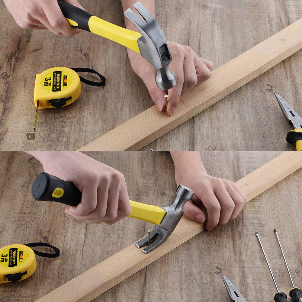 DOWELL 24-Piece Homeowner Tool Set - Complete Home Repair Hand Tool Kit with Durable Portable Tool Bag | Perfect for DIY Projects, Household Repairs & Emergency Fixes