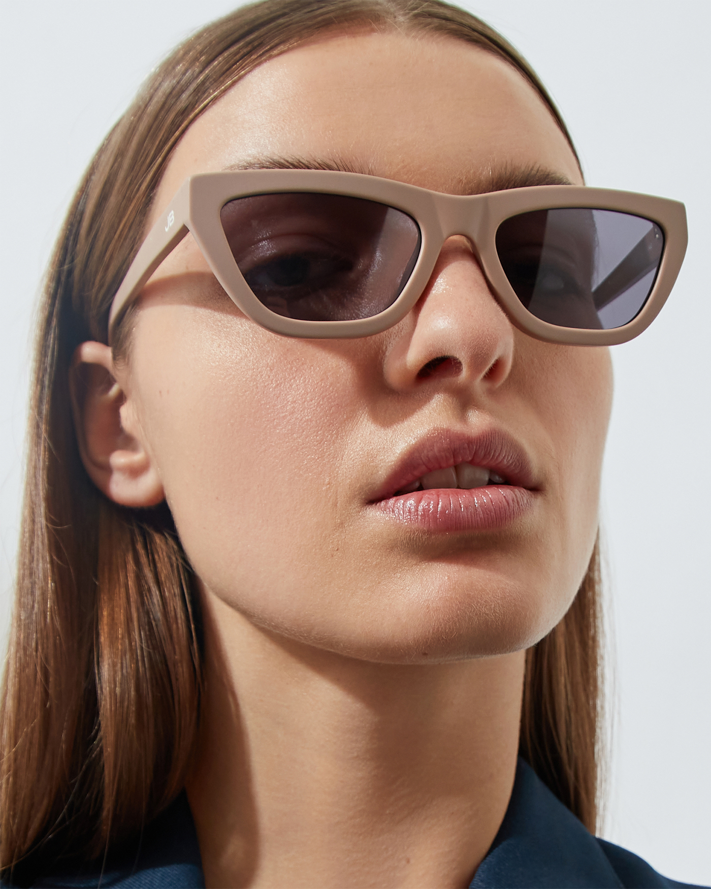 Cateye Matte Camel Sunglasses - Stylish UV Protection Shades for Women & Men - Perfect for Driving, Beach, and Outdoor Activities