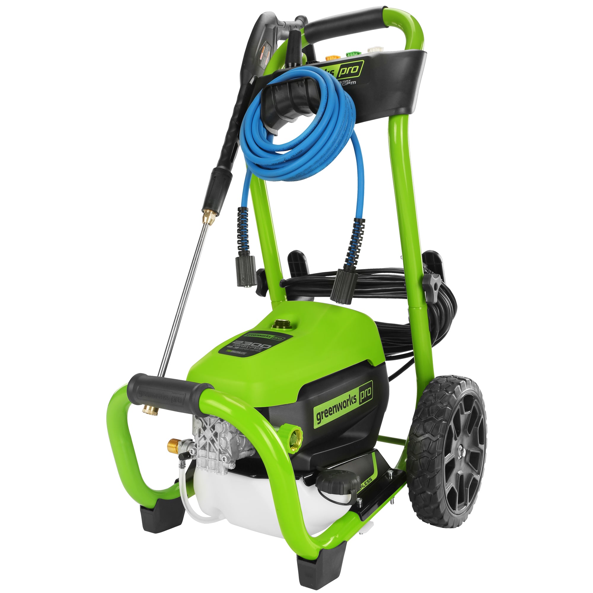 2300 PSI 1.2 GPM Electric Pressure Washer - Powerful Cold Water Power Cleaner for Driveways, Patios, Decks & Outdoor Cleaning
