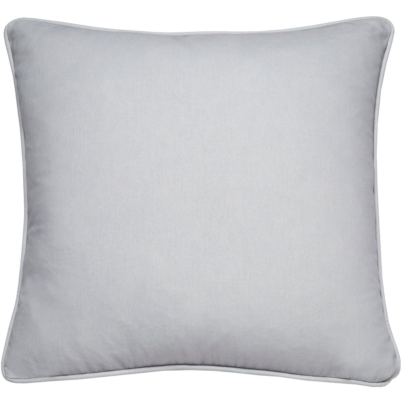 Premium Outdoor Cushion - Silver Waterproof Patio Seat Cushion for Garden, Poolside & Deck Furniture - Fusion Plain Dye Design