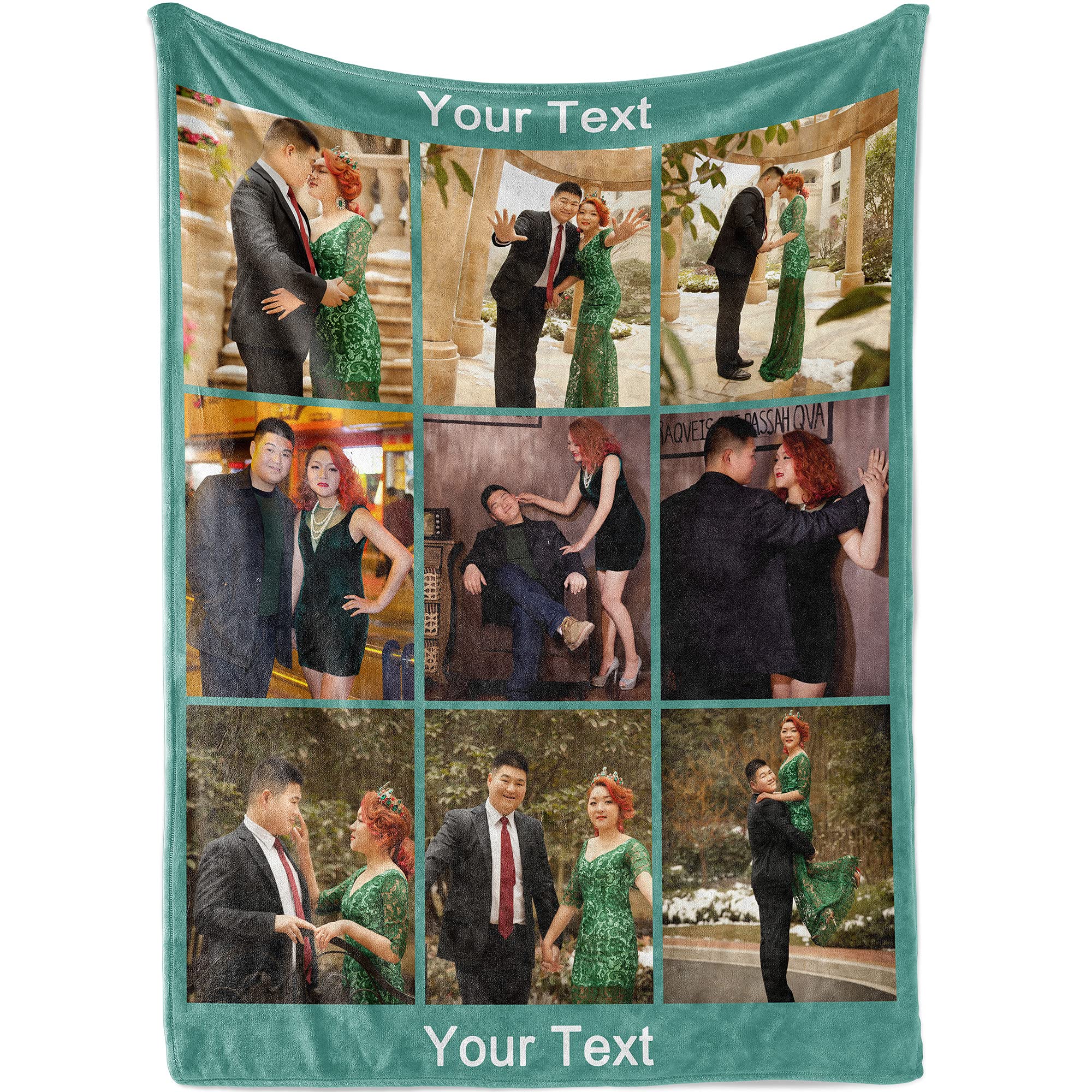 Personalized Photo Blanket for Birthday Gifts - Custom Teacher Appreciation & Thoughtful Present for Elderly - Perfect for Home Decor, Cozy Nights & Heartwarming Surprises