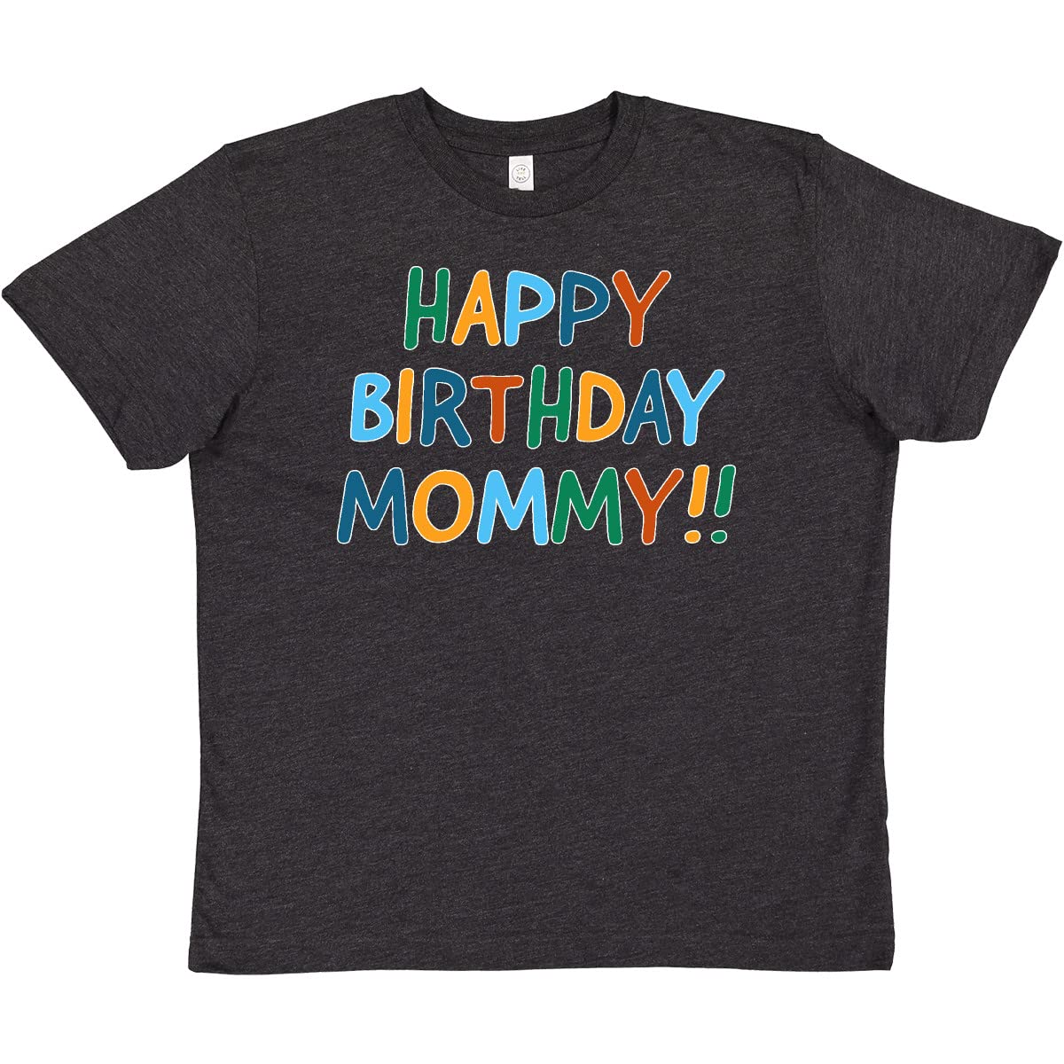 Inktastic Happy Birthday Mom Youth T-Shirt - Cute Kids Birthday Gift for Mother's Day & Special Occasions | Fun Party Outfit for Celebrations