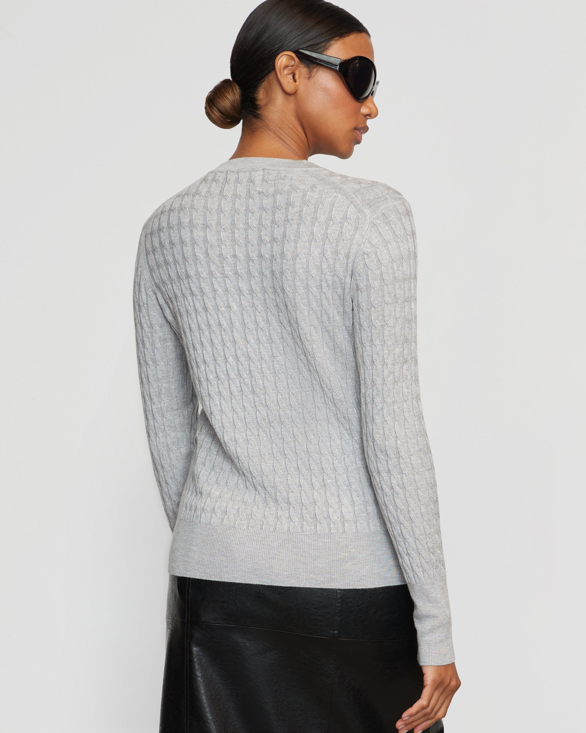 Rania Lightweight Cable Knit Sweater for Women - Cozy & Stylish Pullover for Fall & Winter Fashion