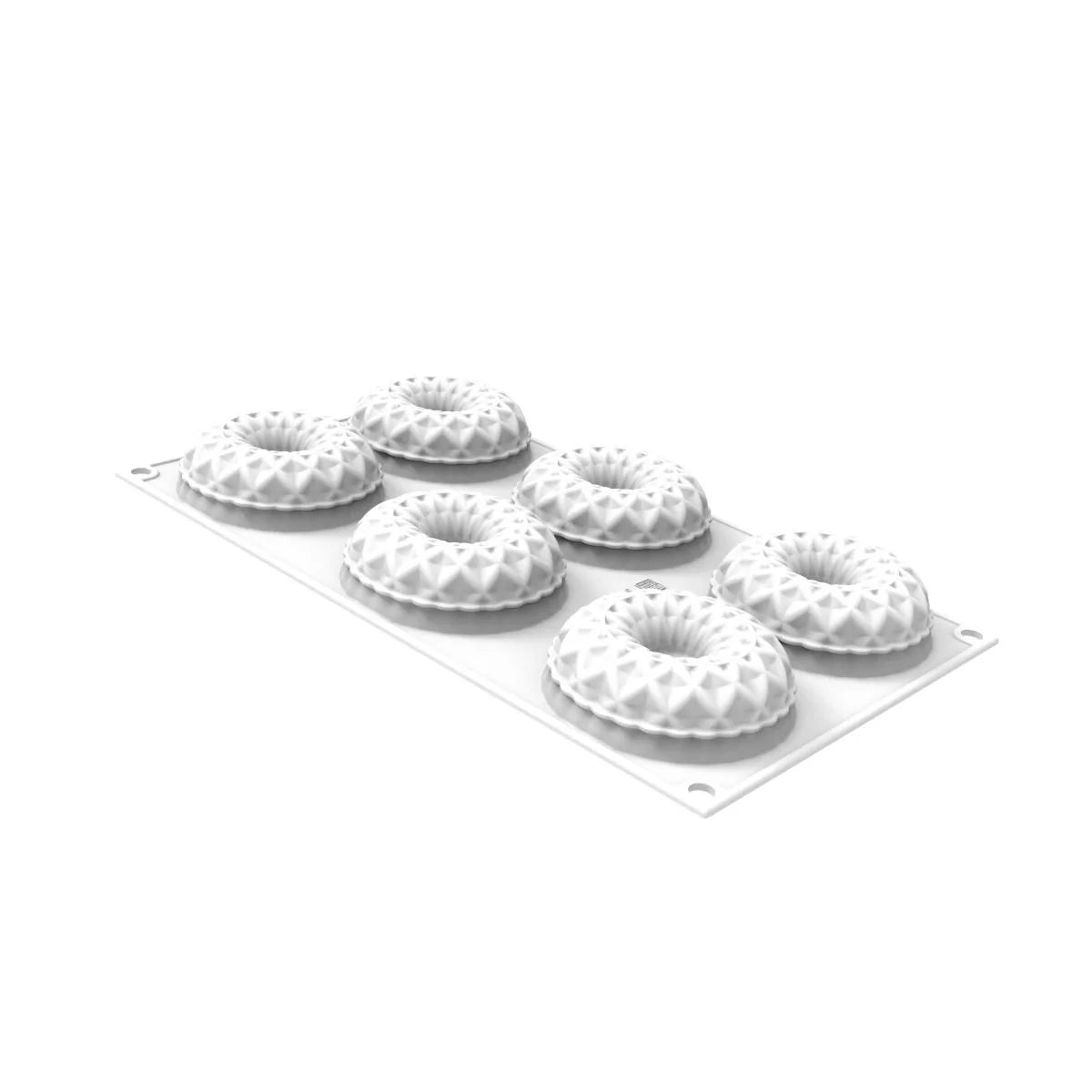 Silikomart Kaleido 75 Silicone Mold - 6 Cavity Geometric Chocolate & Candy Making Mold for Baking, Desserts, and DIY Crafts | Perfect for Home Bakers and Professional Chefs