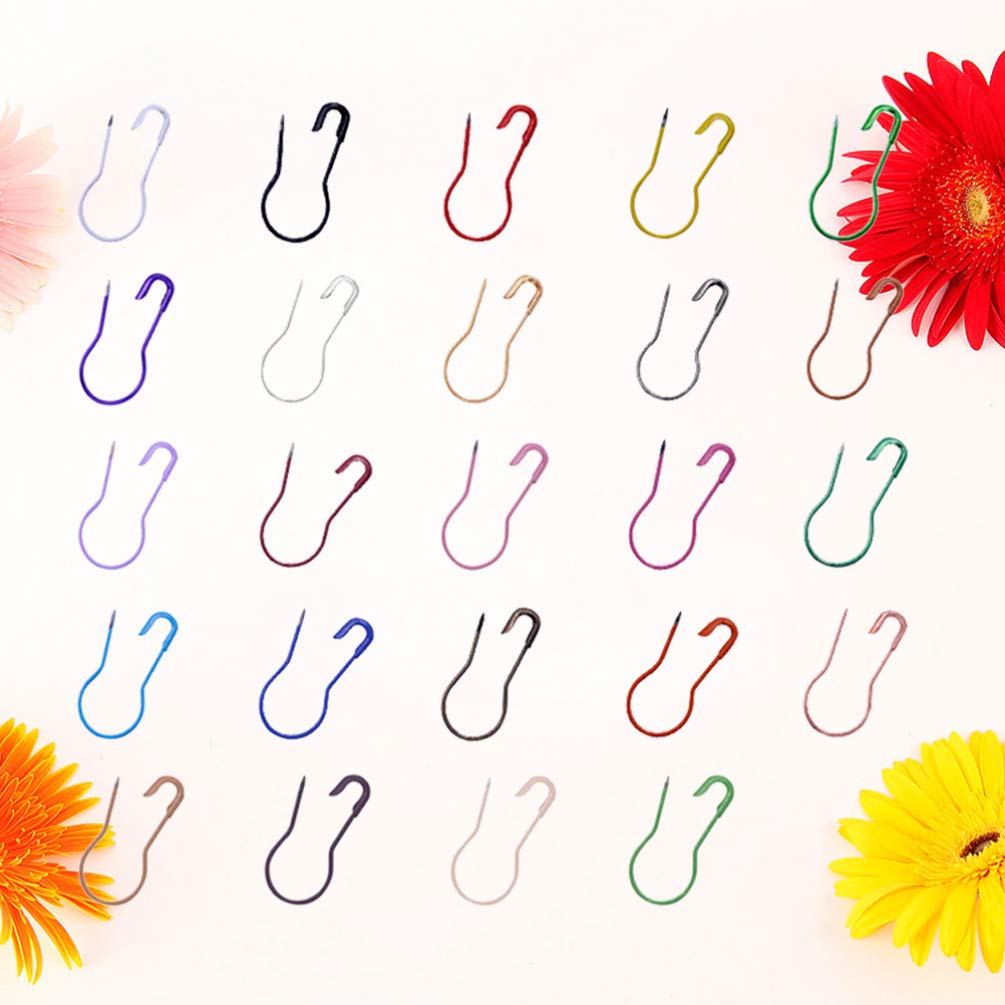 EXCEART 100pcs Brooch Pins for Clothing, Diaper Safety Pins, Nappy & Crafting - Assorted Sizes for Dressmaking, Sewing, Baby Clothes & DIY Projects - Secure Fabric, Napkins & Crafts