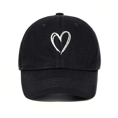 Black With White Heart