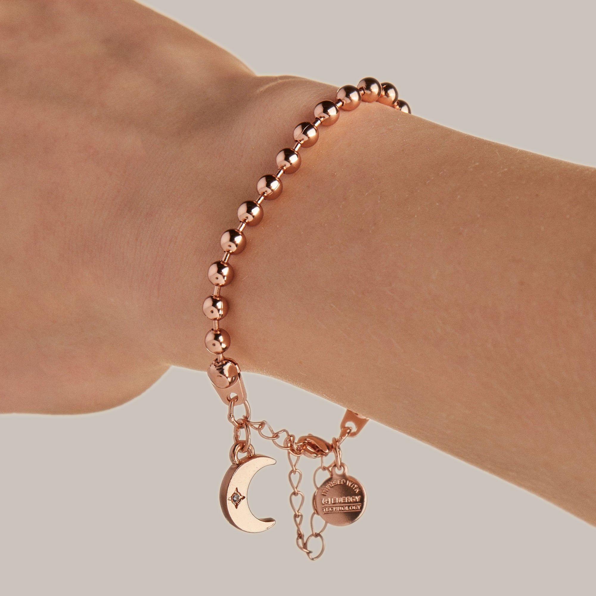 Crescent Moon Ball Chain Bracelet for Women - Dainty Gold & Silver Adjustable Bracelet - Perfect for Everyday Wear, Gifts & Boho Style