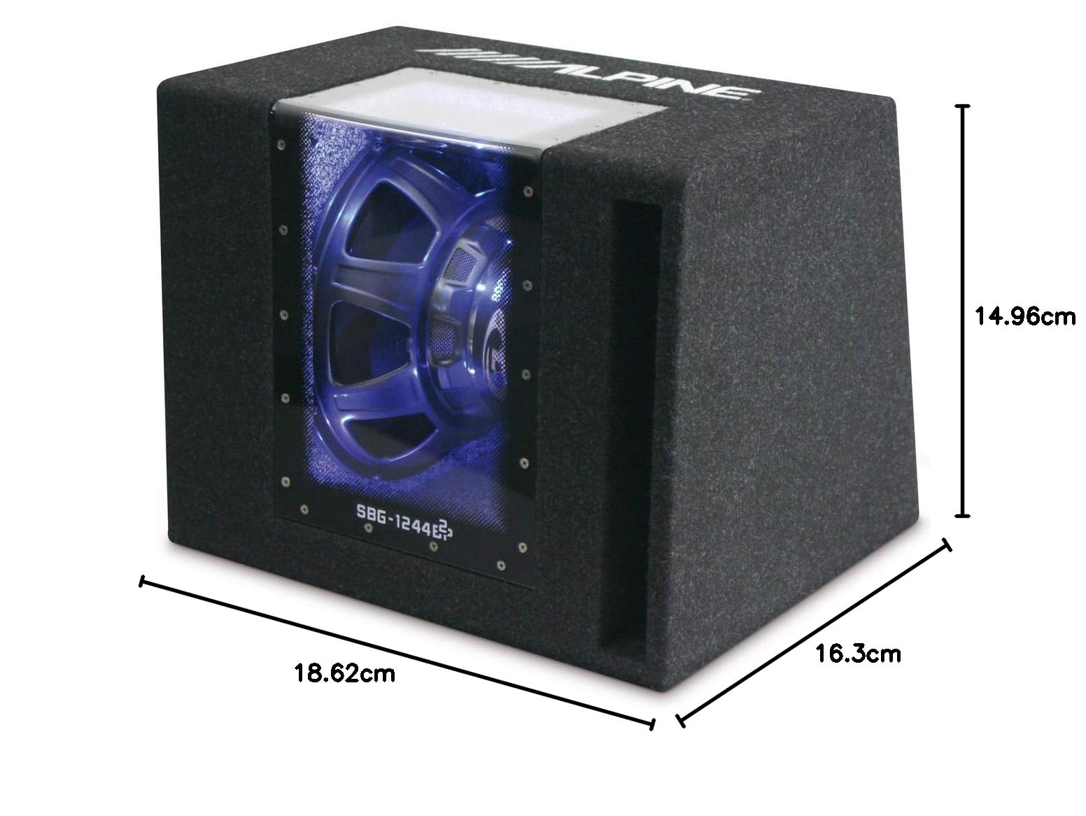 Alpine SBG 1244BP 12-Inch 800W Car Subwoofer - High Power Bass Speaker for Car Audio Systems | Perfect for Trucks, SUVs & Custom Car Stereo Upgrades