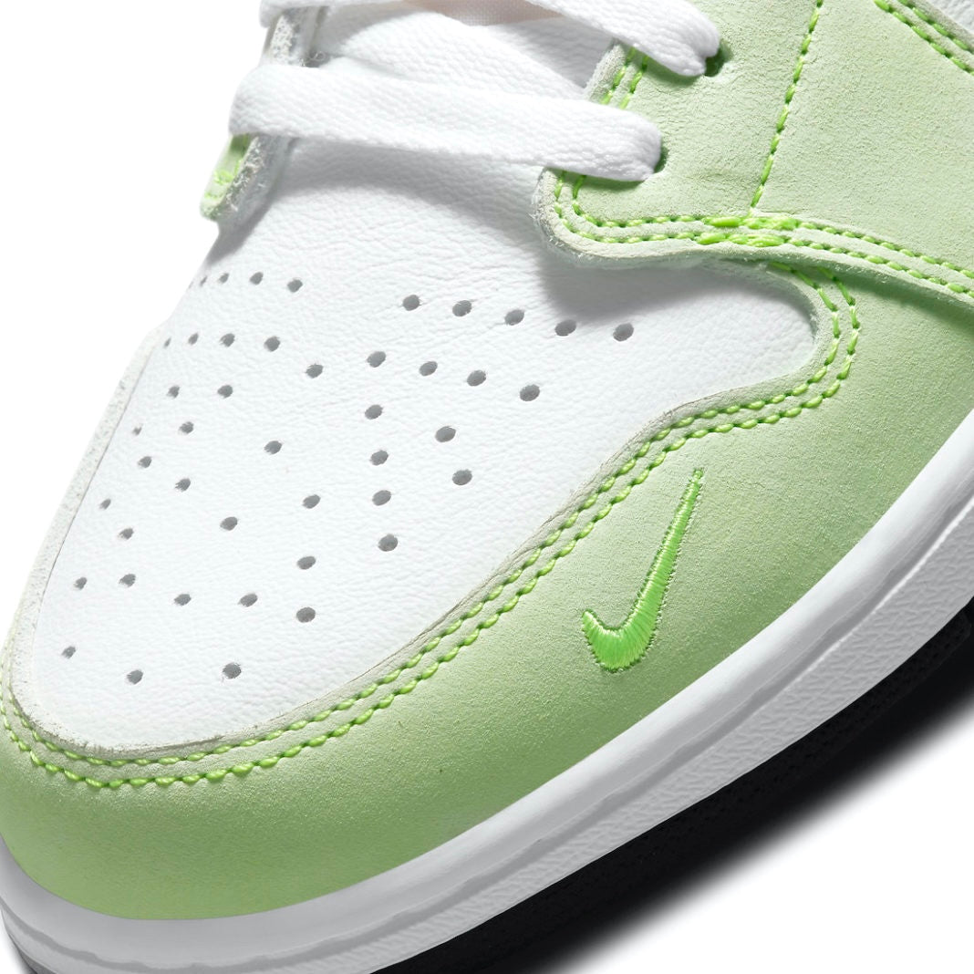 Air Jordan 1 Low OG Sneakers - White/Ghost Green/Black Colorway | Men's Basketball Shoes for Casual Wear & Street Style