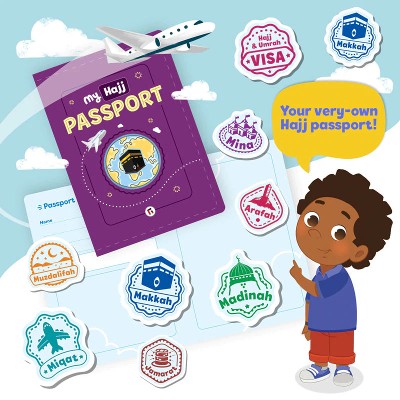Hajj and Umrah Activity Book for Kids - Islamic Educational Workbook for Hajj Pilgrimage Learning | Perfect for Ramadan, Eid Gifts & Muslim Homeschooling