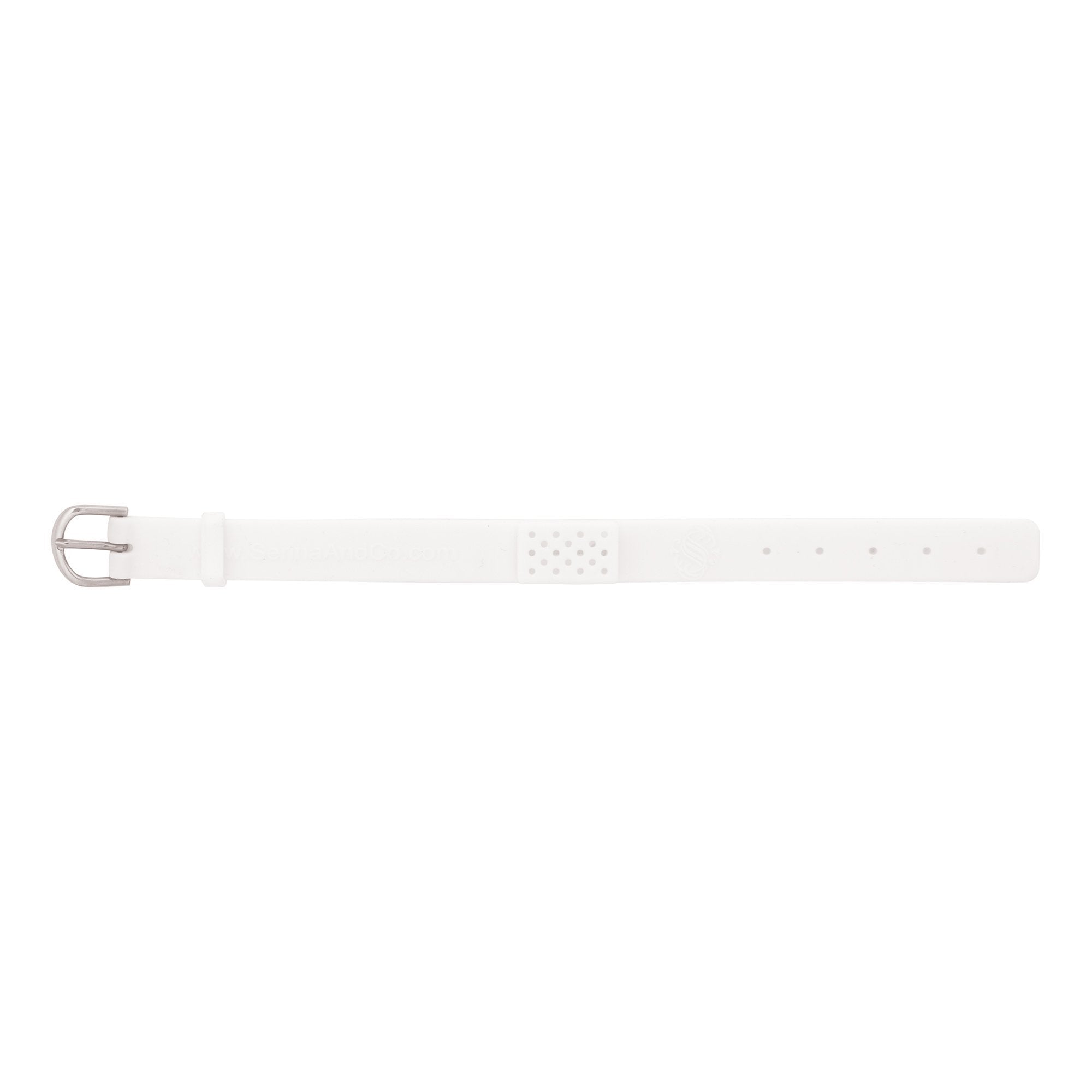 Aromatherapy Essential Oil Diffuser Bracelet for Kids - White | Stress Relief & Relaxation for Children, Perfect for School, Travel & Sleep