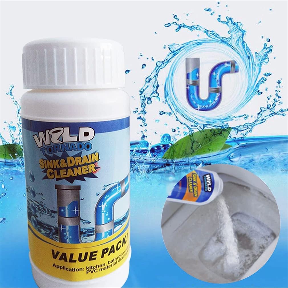 Powerful Pipe Dredge Cleaner for Kitchen Sink & Toilet - 2PCS