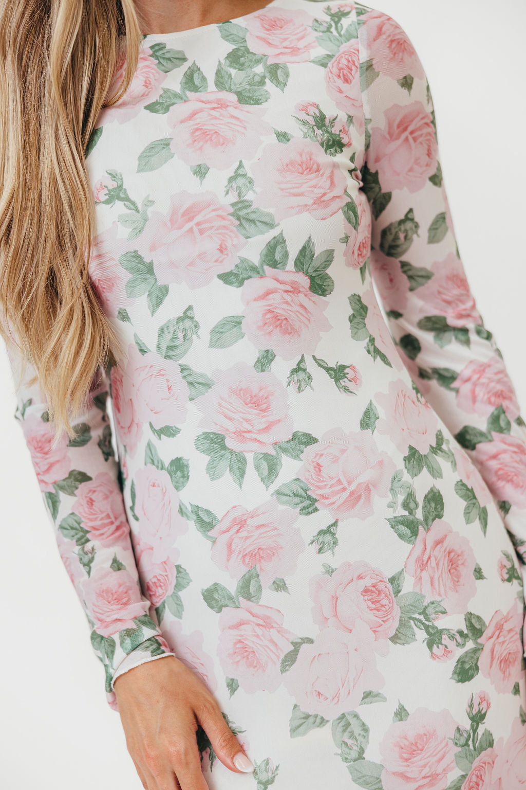 Leeland Floral Print Bell Sleeve Maxi Dress - Light Pink Summer Dress for Women, Beach Wedding Guest Outfit, Boho Chic Party Dress