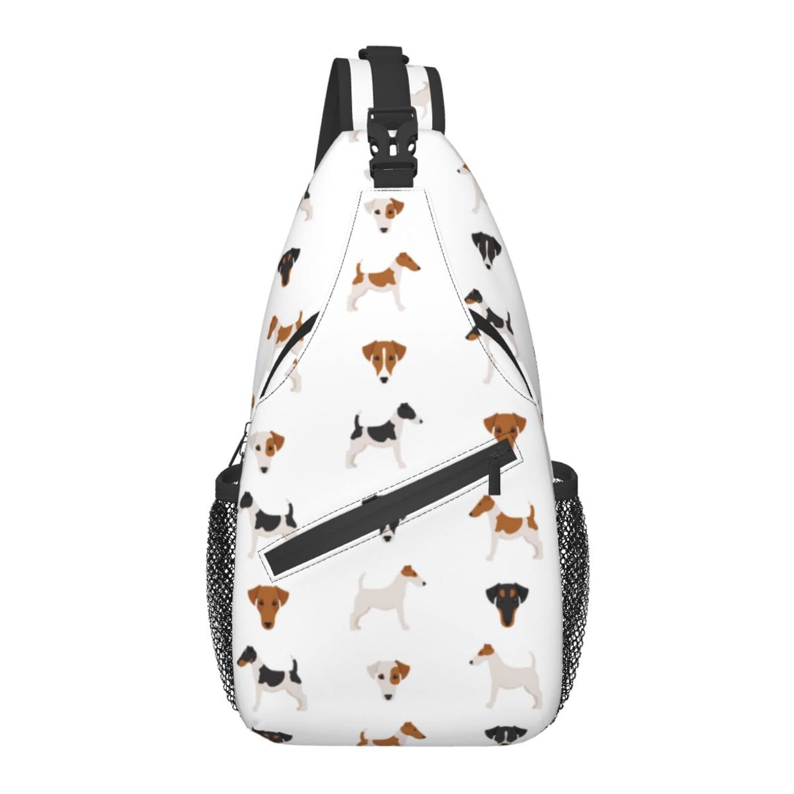 Adjustable Lightweight Beagle Pet Sling Bag - Crossbody Shoulder Backpack for Men & Women - Perfect for Travel, Hiking, Gym, Biking & Camping - Durable Chest Daypack for Outdoor Adventures with Your Dog