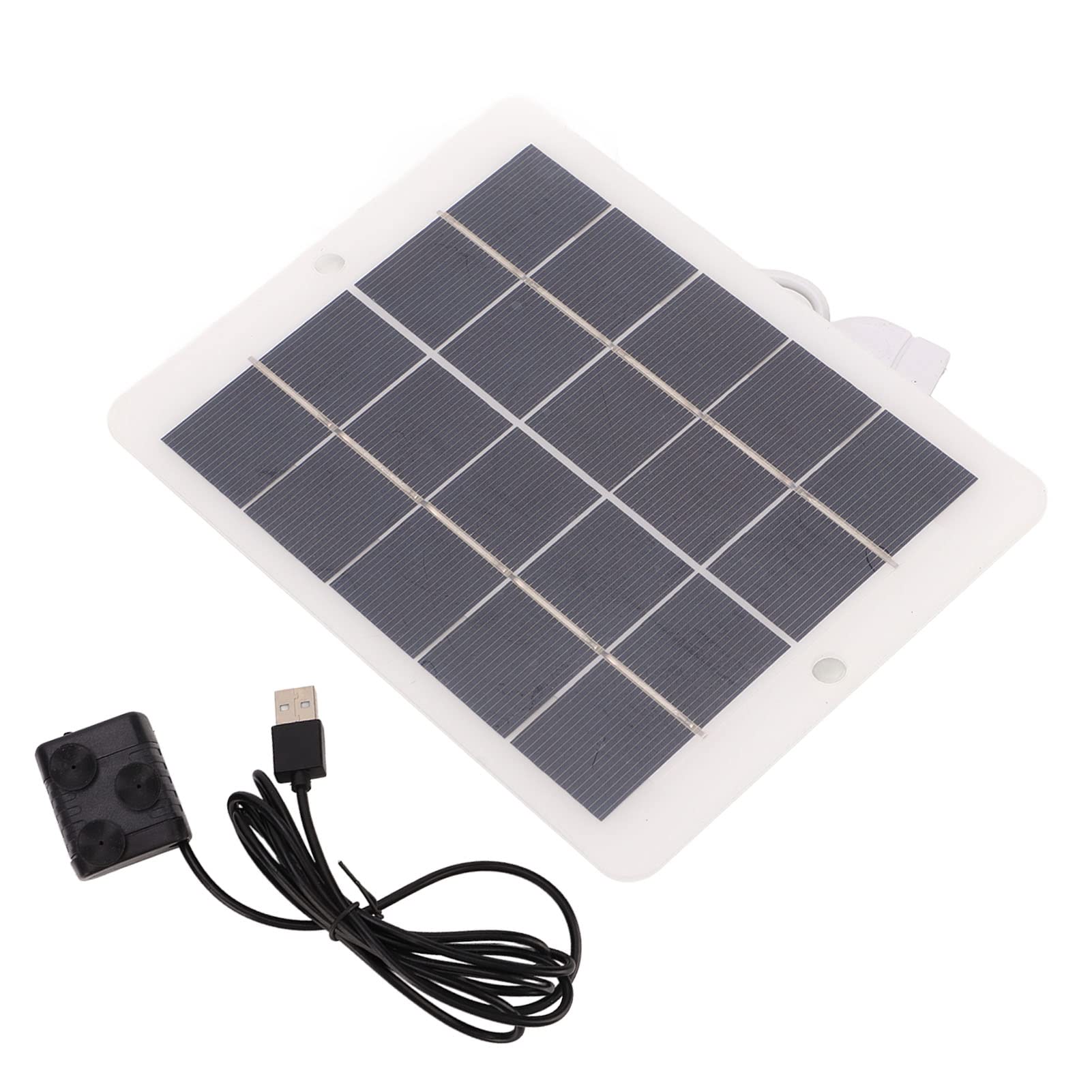 Jeanoko Solar Water Pump Kit - Eco-Friendly Solar Fountain Pump with USB Output for Garden, Pond, and Outdoor Decoration | Energy Saving & Safe Water Feature Pump for Patio, Yard, and Backyard Landscaping