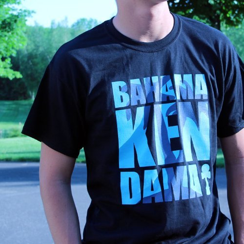 Men's Black Graphic Tee Shirt with Blue Print - Small Size - Casual Wear for Everyday & Street Style Outfits