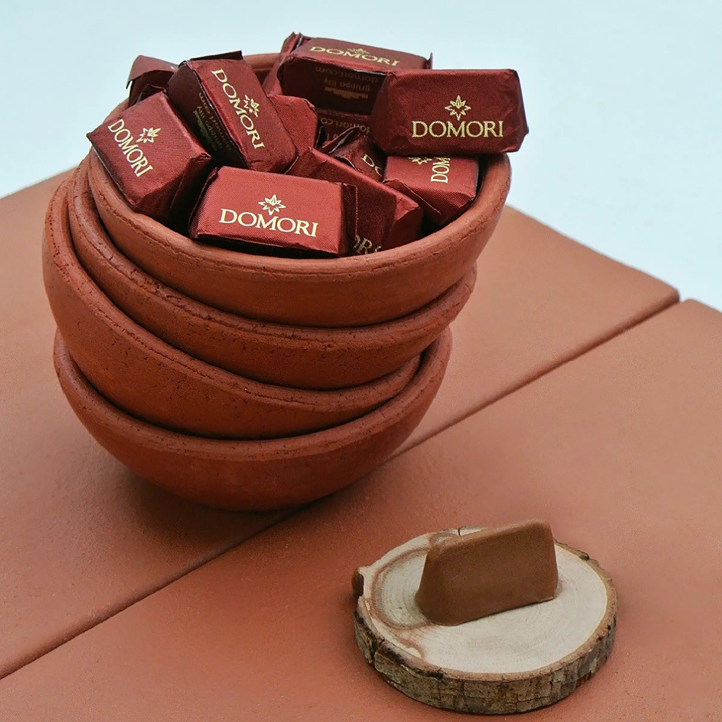 Domori Classic Giandujotti Hazelnut Chocolate Bag - Premium Italian Chocolate Gift for Holidays & Parties - Perfect for Gifting, Dessert Tables & Coffee Pairing