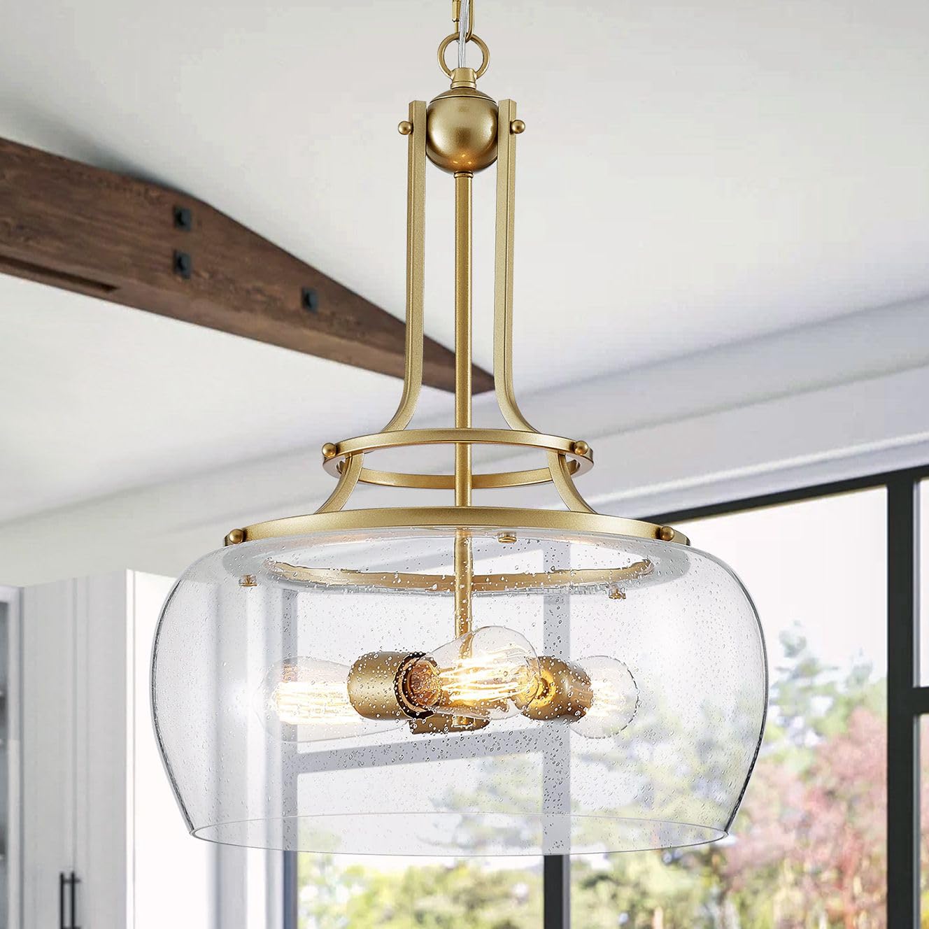Rustic Farmhouse Chandelier - 20.9
