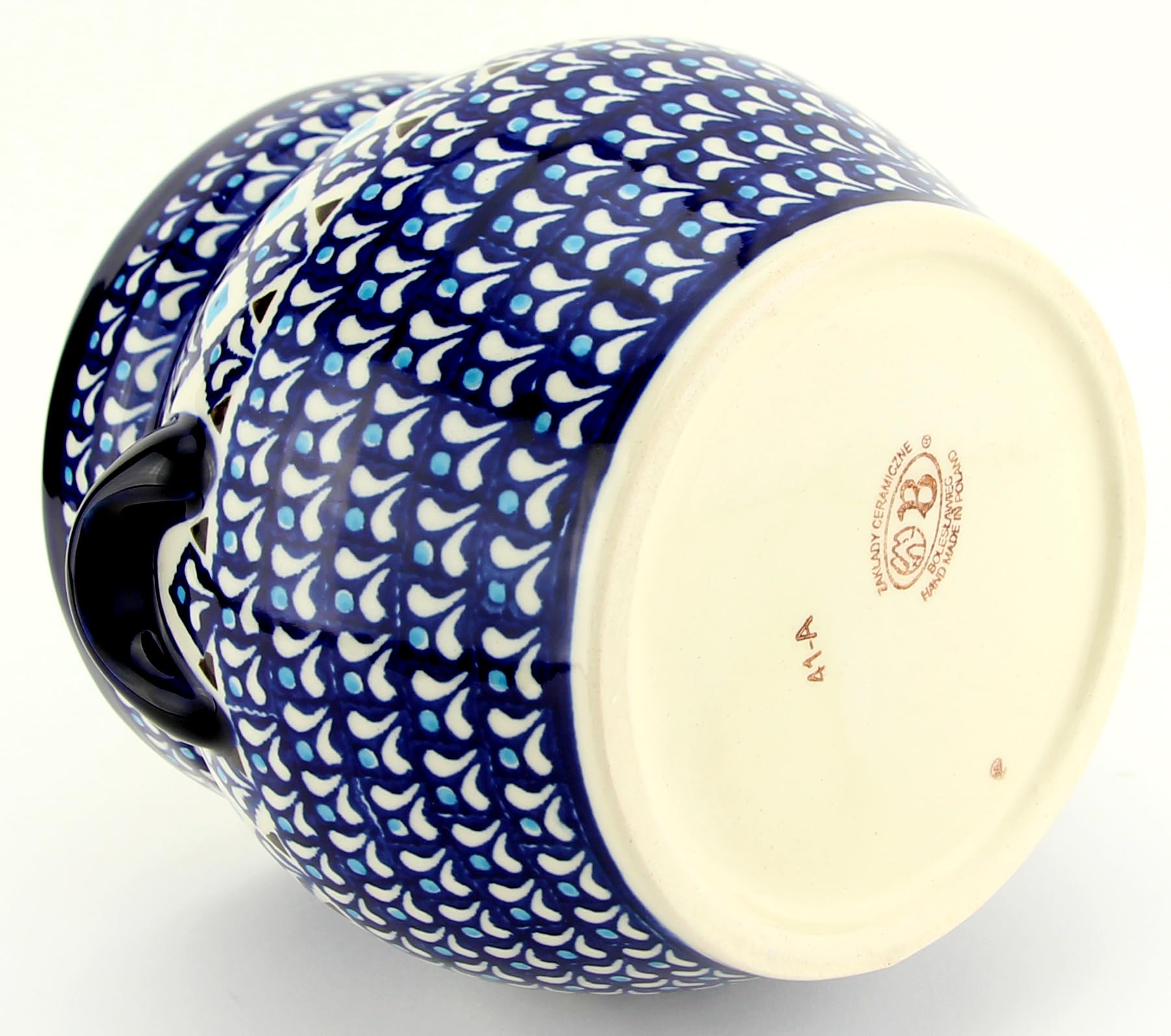 Authentic Polish Pottery Fermenting Crock - 6