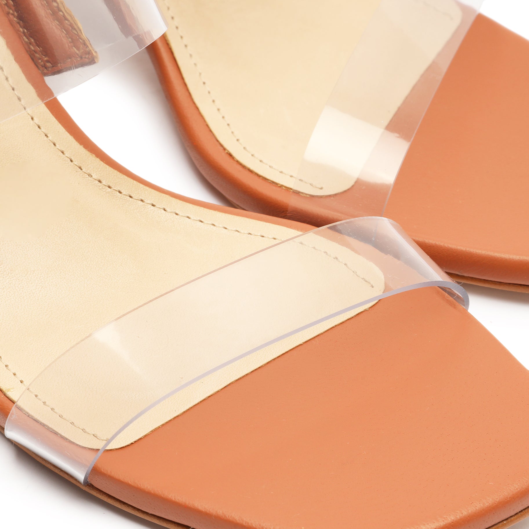 Ariella Women's Comfortable Acrylic Mid Heel Sandals - Perfect for Summer, Beach, and Casual Outings