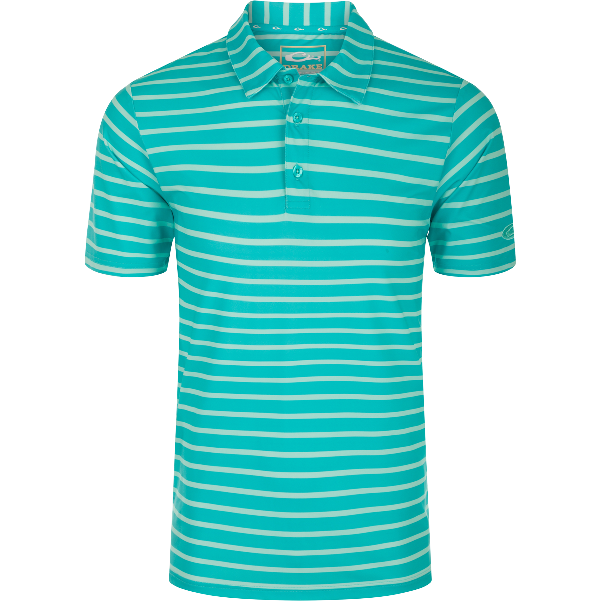 Performance Stretch Striped Short Sleeve Polo Shirt for Men - Breathable Moisture-Wicking Golf & Casual Wear - Perfect for Sports, Work & Outdoor Activities